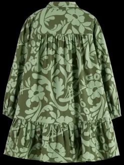 Outlet ALLOVER PRINTED LIGHTWEIGHT FLANNEL SHIRT DRESS Kids Dresses & Jumpsuits