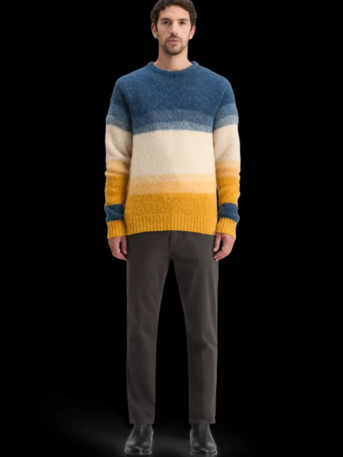 Fashion ALPACA WOOL-BLEND SWEATER Knitwear