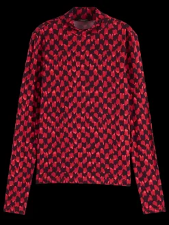 Sale AOP LONG SLEEVE T-SHIRT Women Tops & T-shirts
