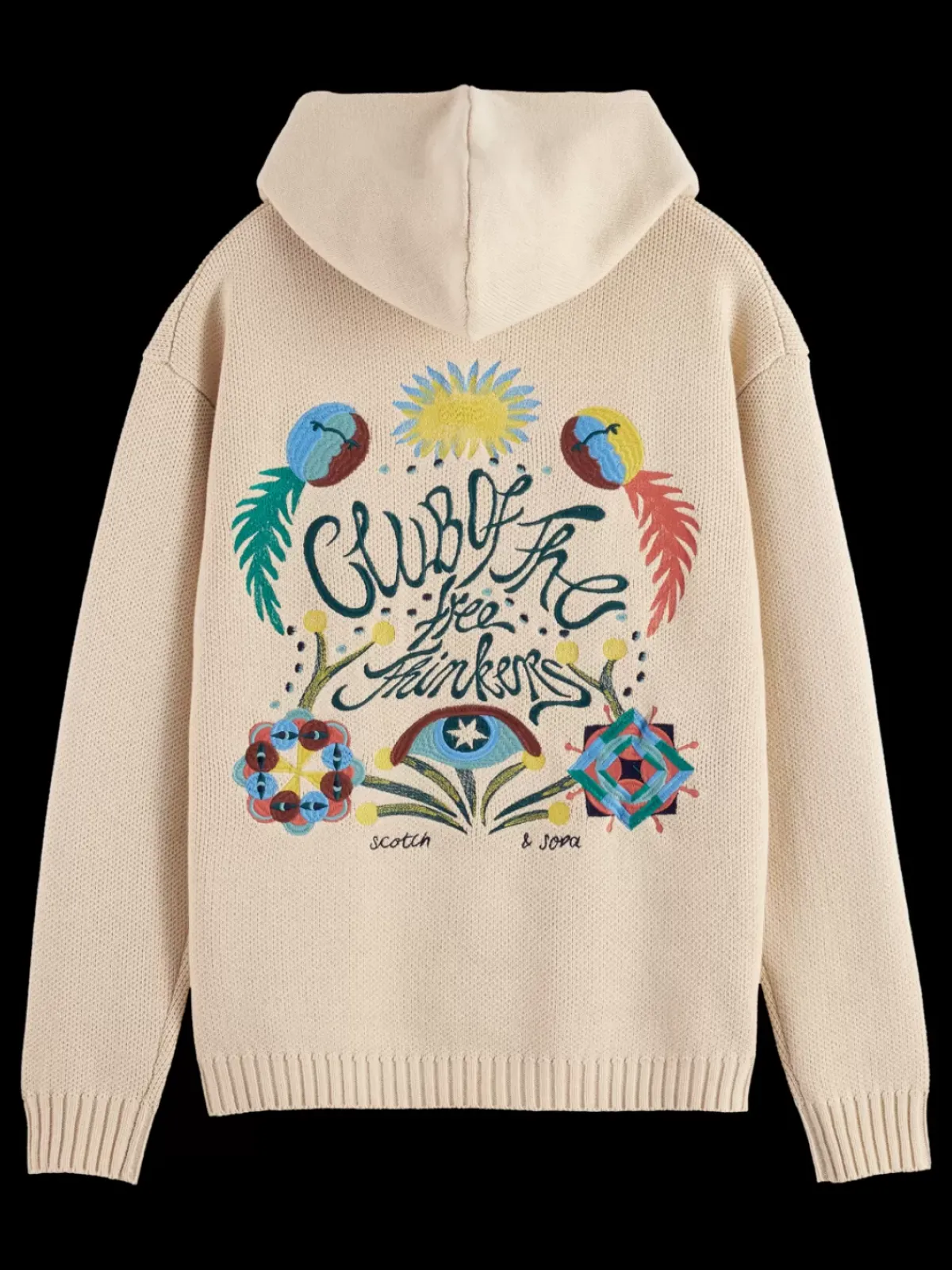 New BACK EMBROIDERY SWEATER Knitwear