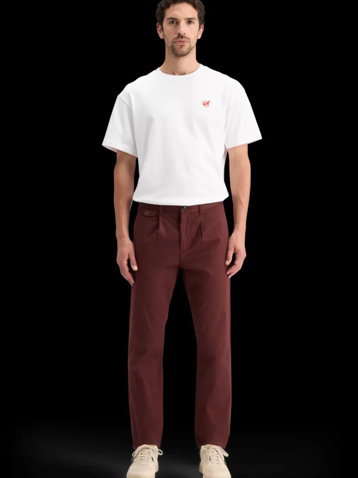 New BLAKE - PLEATED SATINE CHINO Pants