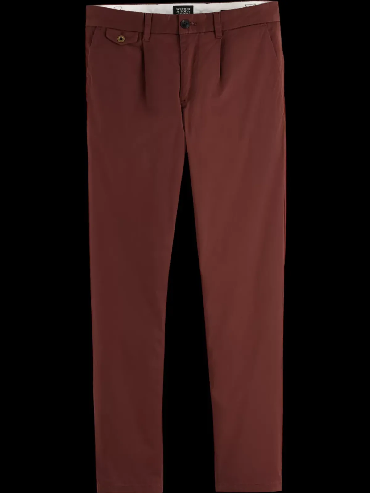 New BLAKE - PLEATED SATINE CHINO Pants