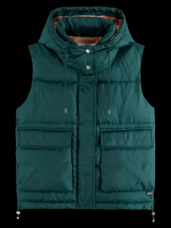 Fashion BODYWARMER WITH HOOD Women Jackets & Coats