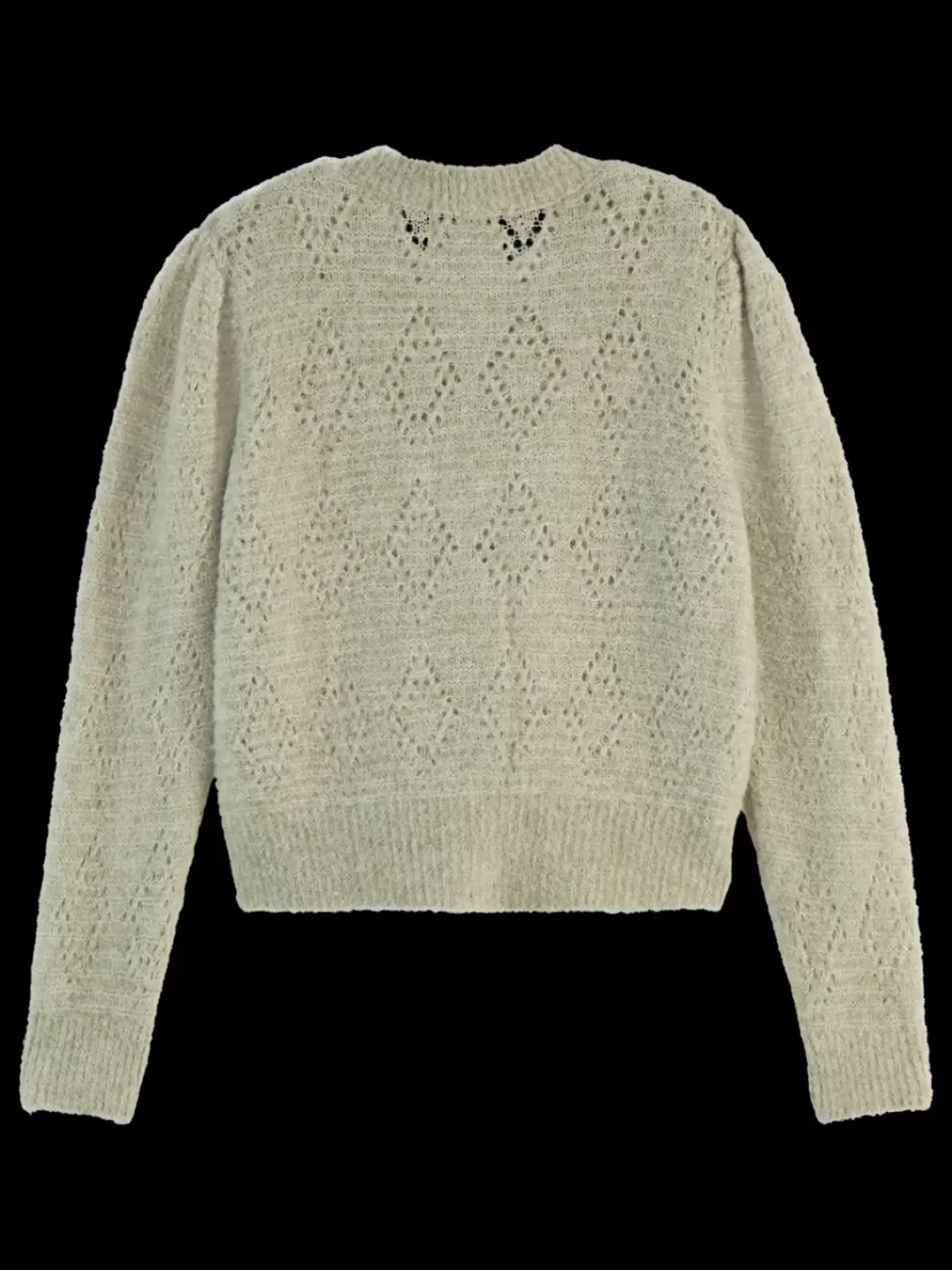 Fashion BOUCL CREW NECK CARDIGAN Women Knitwear