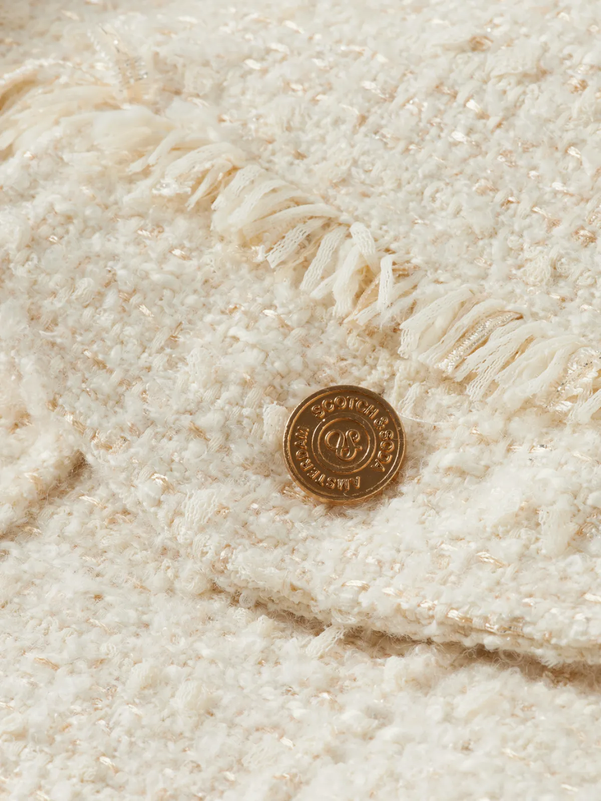 New BOUCLE TWEED TRUCKER JACKET Women Jackets & Coats