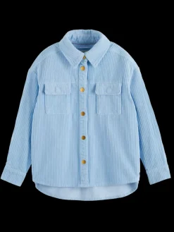 Outlet BOXY CORDUROY OVERSHIRT Kids Blouses & Shirts