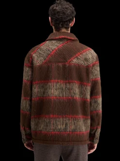 Clearance BRUSHED WOOL BLEND OVERSHIRT Jackets & Coats