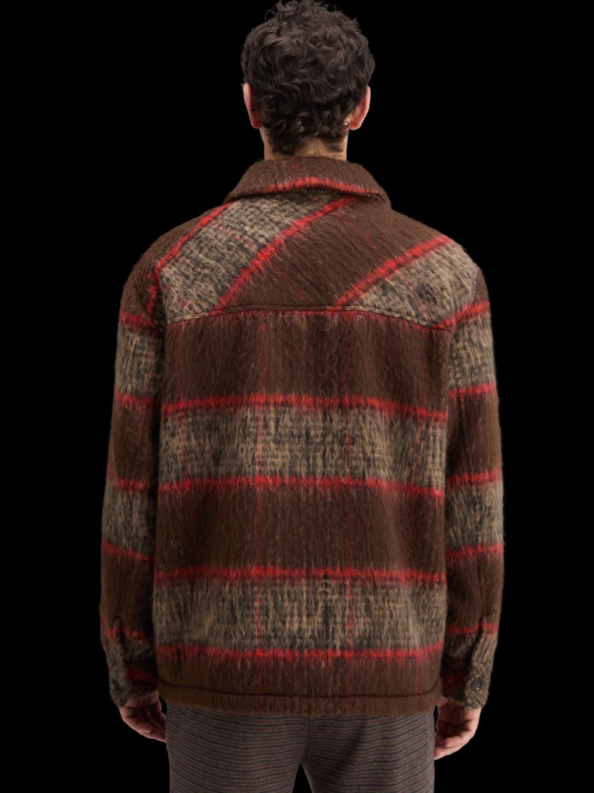 Clearance BRUSHED WOOL BLEND OVERSHIRT Jackets & Coats