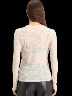 Online BURN OUT AOP LONG SLEEVE T-SHIRT Women Tops & T-shirts
