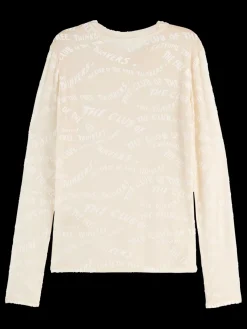 Online BURN OUT AOP LONG SLEEVE T-SHIRT Women Tops & T-shirts