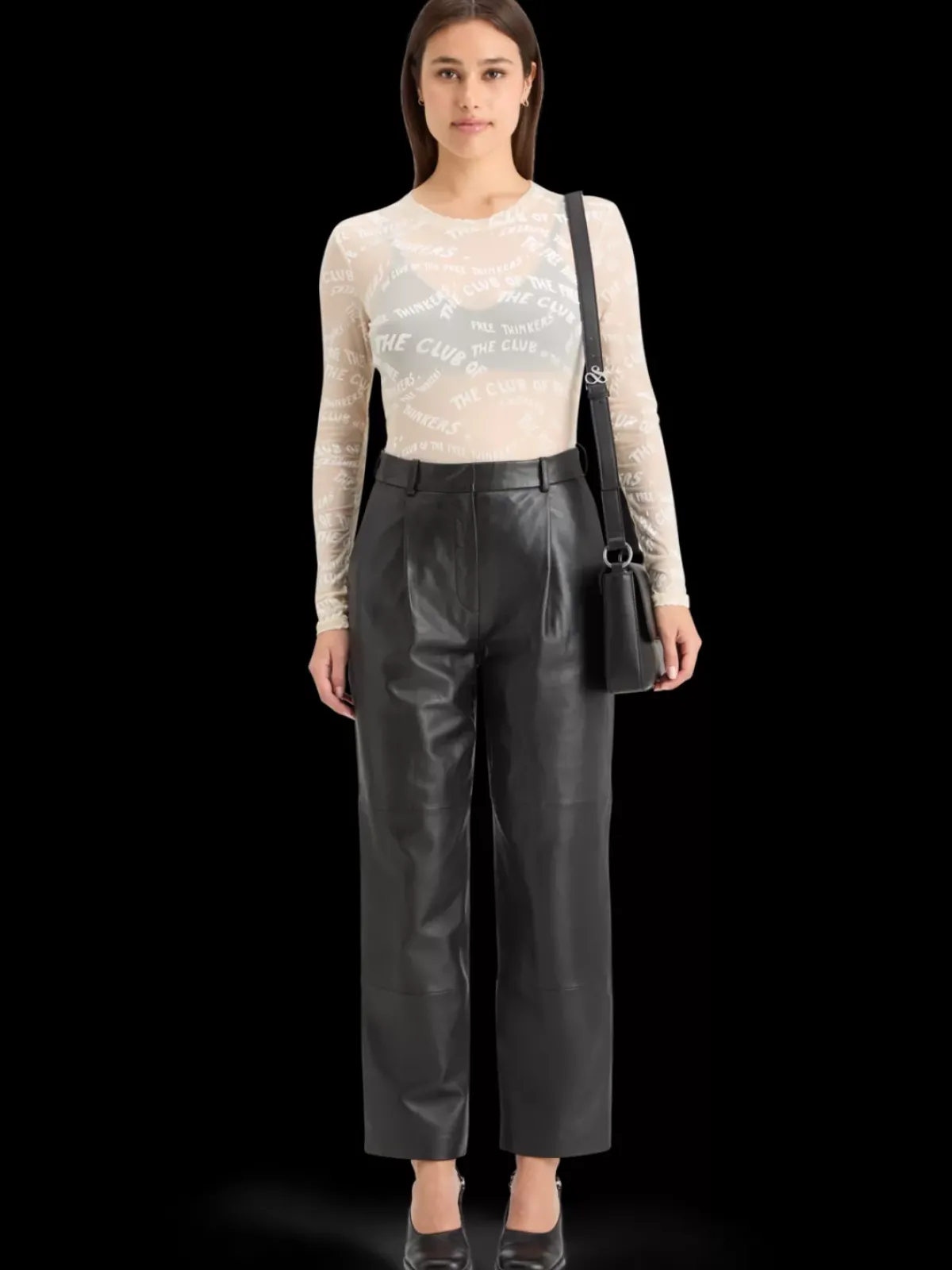 Online BURN OUT AOP LONG SLEEVE T-SHIRT Women Tops & T-shirts