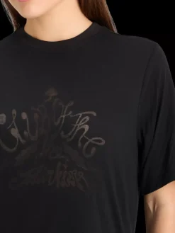 Hot BURN OUT ARTWORK RELAXED FIT T-SHIRT Women Tops & T-shirts