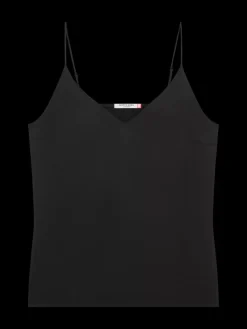 Discount CAMISOLE WOVEN FRONT JERSEY BACK Women Tops & T-shirts