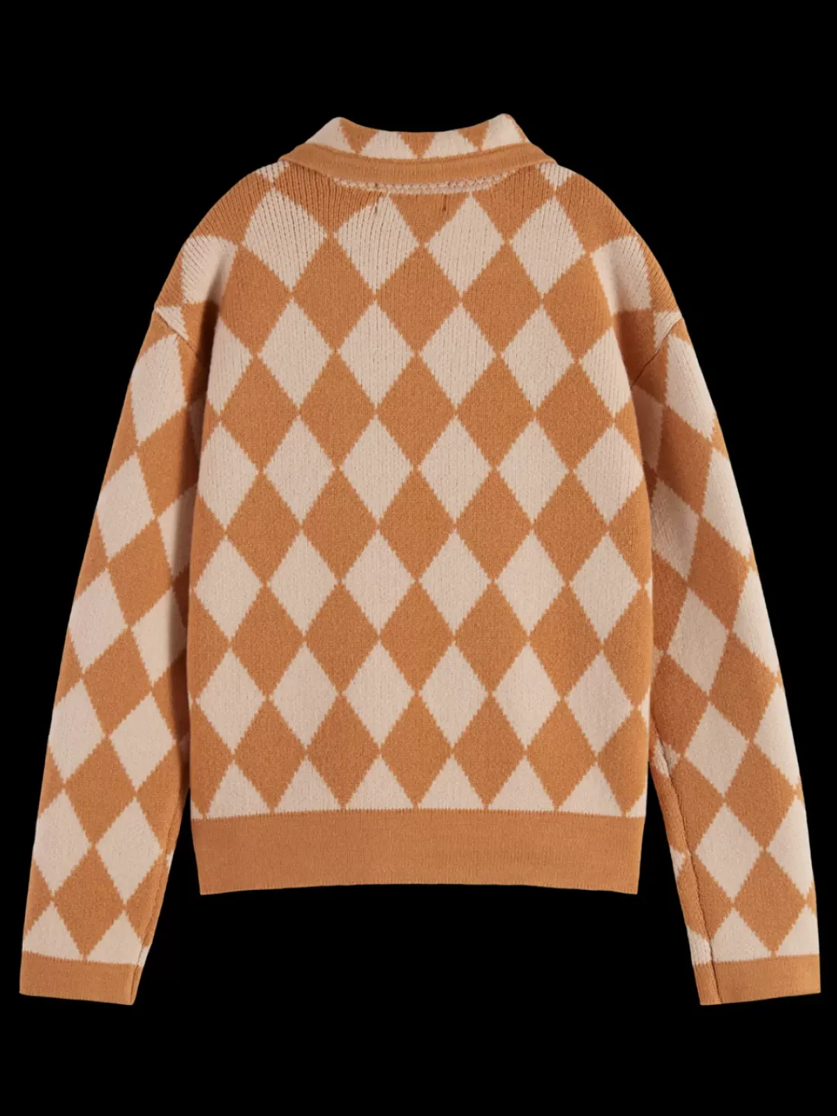 Fashion CHECKERBOARD KNITTED PULLOVER Kids Knitwear