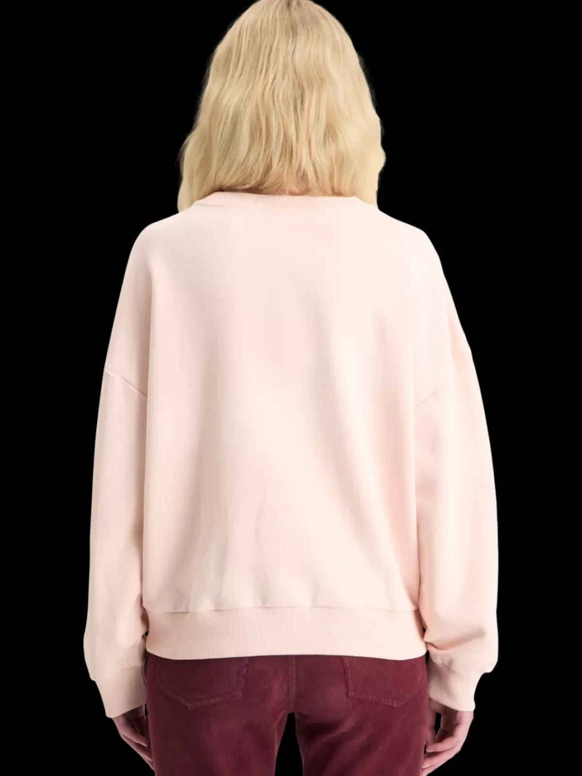 New CHEST ARTWORK BOYFRIEND FIT SWEATSHIRT Women Sweatshirts & Hoodies