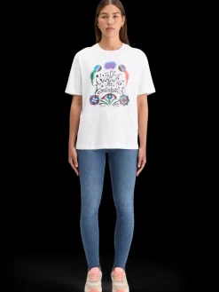 Outlet CHEST ARTWORK LOOSE FIT T-SHIRT Women Tops & T-shirts