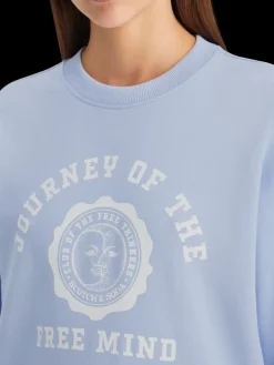 Clearance Chest artwork regular fit sweatshirt Women Sweatshirts & Hoodies