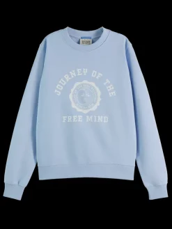 Clearance Chest artwork regular fit sweatshirt Women Sweatshirts & Hoodies