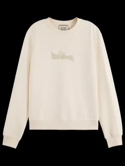 Outlet CHEST ARTWORK REGULAR FIT SWEATSHIRT Women Sweatshirts & Hoodies