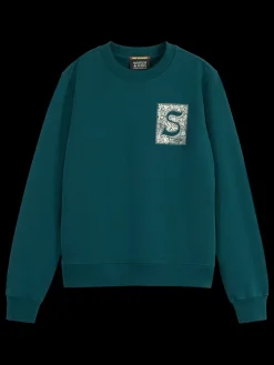 Outlet CHEST ARTWORK REGULAR FIT SWEATSHIRT Women Sweatshirts & Hoodies