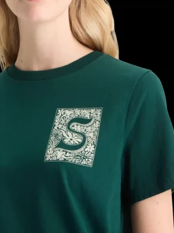 Outlet CHEST ARTWORK REGULAR FIT T-SHIRT Women Tops & T-shirts