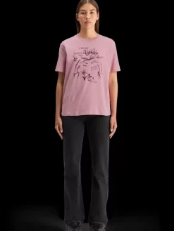 Hot CHEST ARTWORK RELAXED FIT T-SHIRT Women Tops & T-shirts