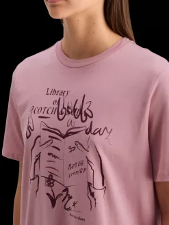 Hot CHEST ARTWORK RELAXED FIT T-SHIRT Women Tops & T-shirts