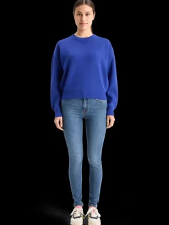 Fashion COMPACT KNITTED RELAXED PULLOVER Women Knitwear
