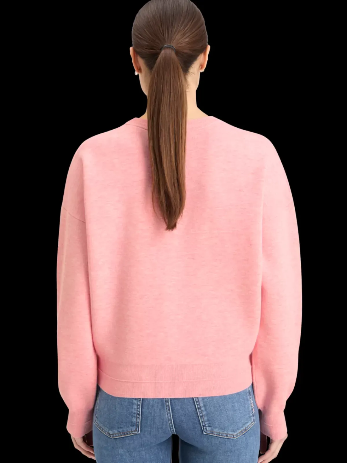 Fashion COMPACT KNITTED RELAXED PULLOVER Women Knitwear
