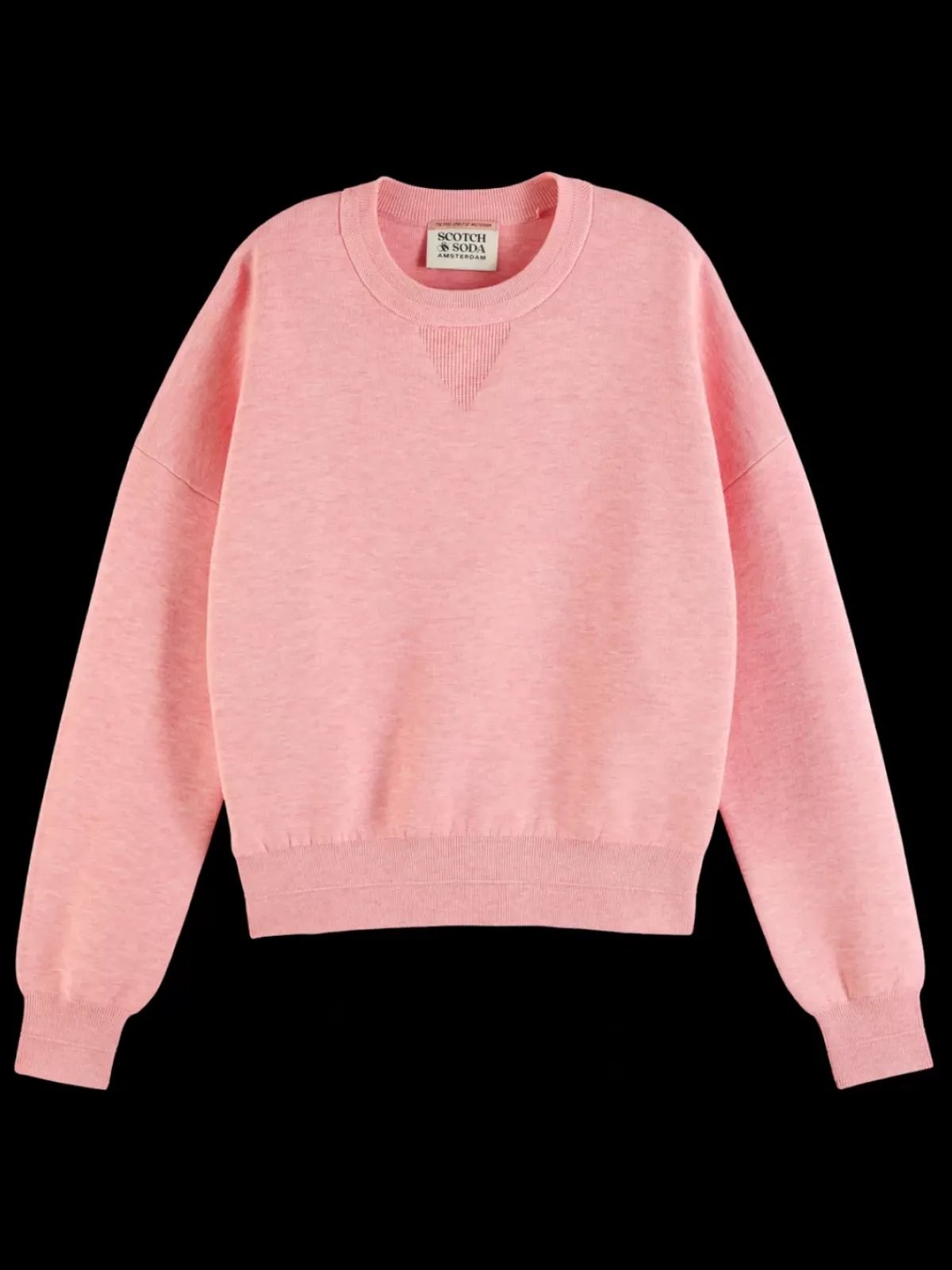 Fashion COMPACT KNITTED RELAXED PULLOVER Women Knitwear