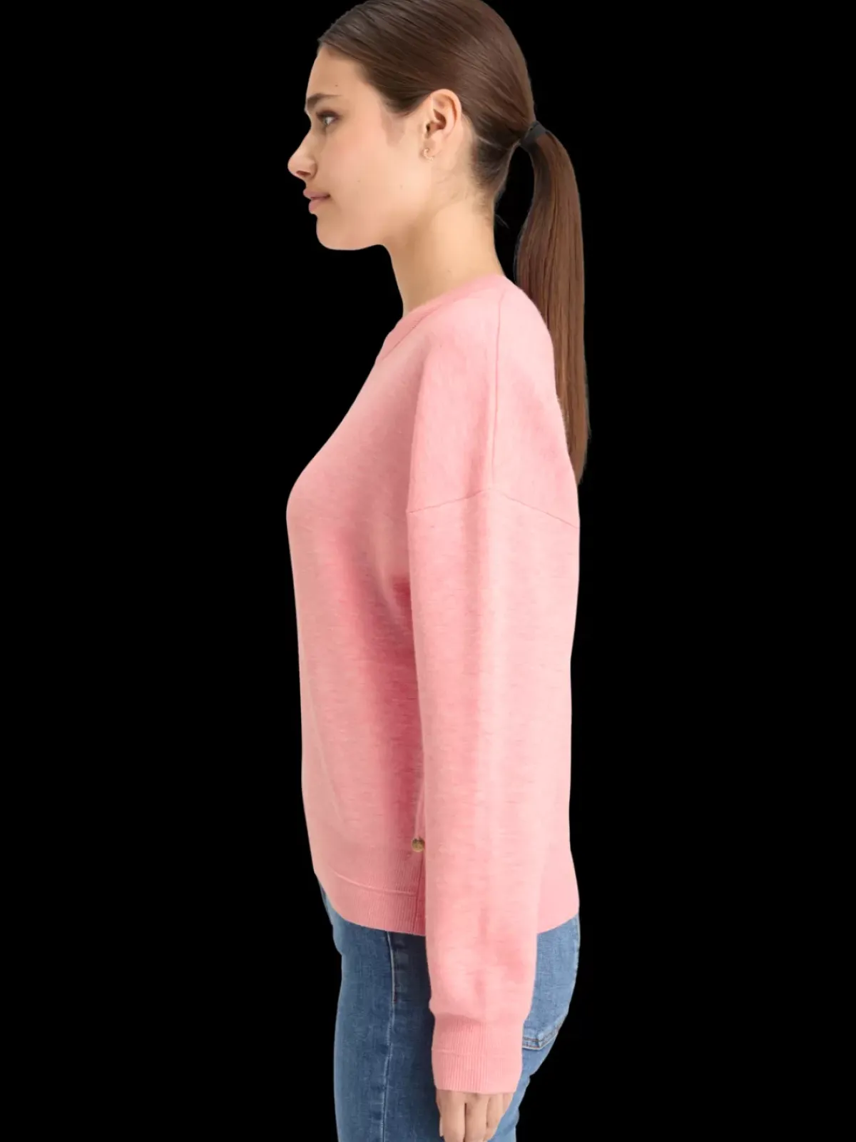 Fashion COMPACT KNITTED RELAXED PULLOVER Women Knitwear