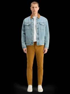 Clearance CORD COLLAR INDIGO TEDDY JACKET Jackets & Coats