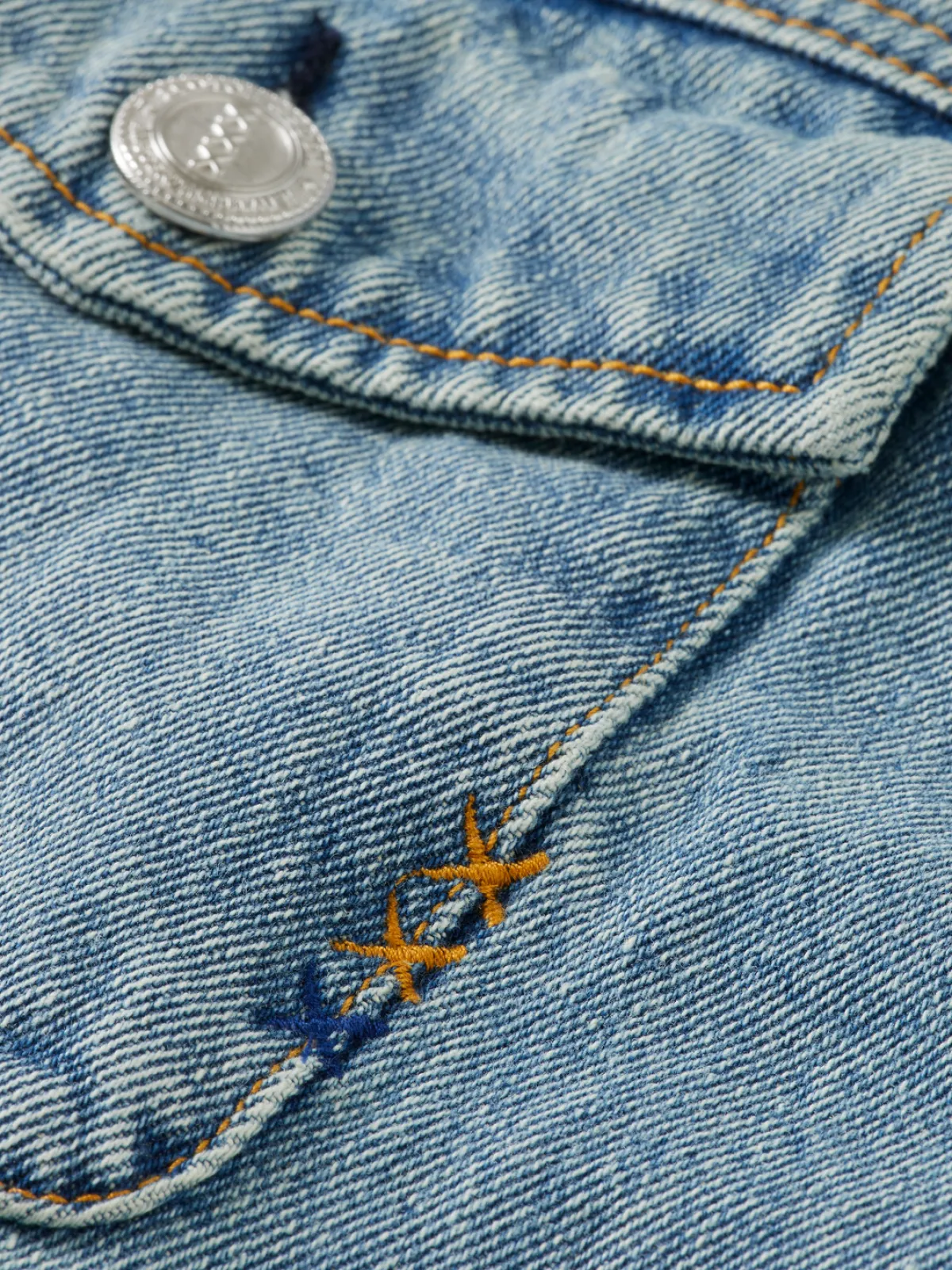 Clearance CORD COLLAR INDIGO TEDDY JACKET Jackets & Coats