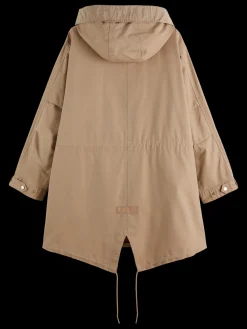 Sale COTTON WASHED PARKA Women Jackets & Coats