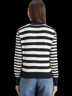 New CREW NECK RELAXED CARDIGAN Women Knitwear