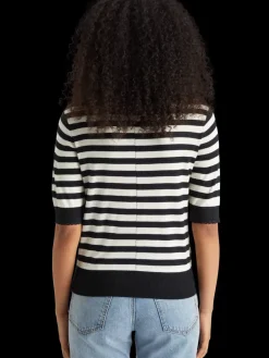 Fashion CREW NECK SHORT SLEEVED PULLOVER Women Knitwear