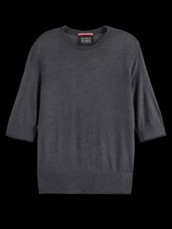 Online CREW NECK SHORT SLEEVED PULLOVER Women Sweatshirts & Hoodies