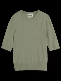 Online CREW NECK SHORT SLEEVED PULLOVER Women Sweatshirts & Hoodies
