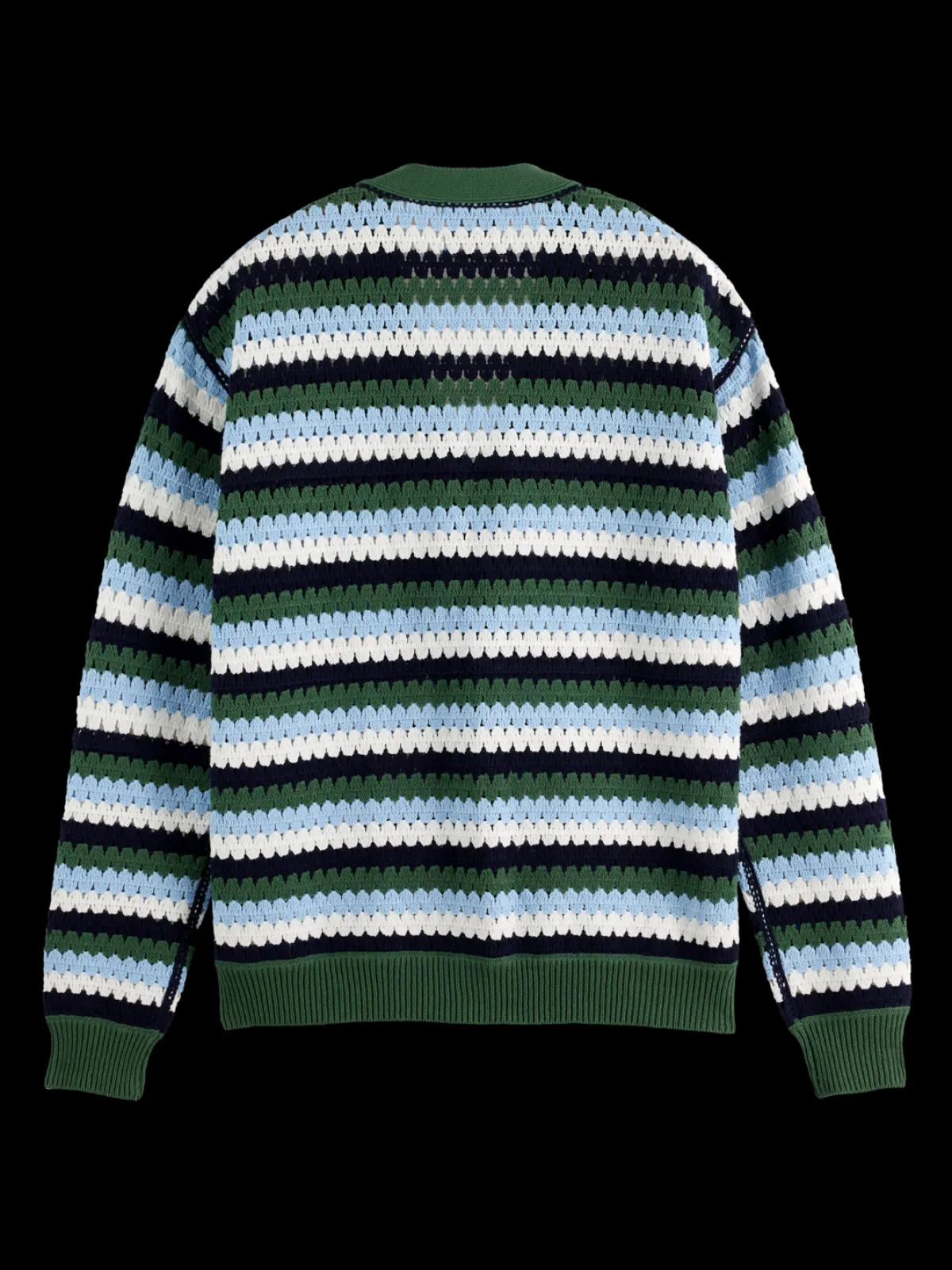 Outlet Crochet dropped shoulder cardigan Knitwear