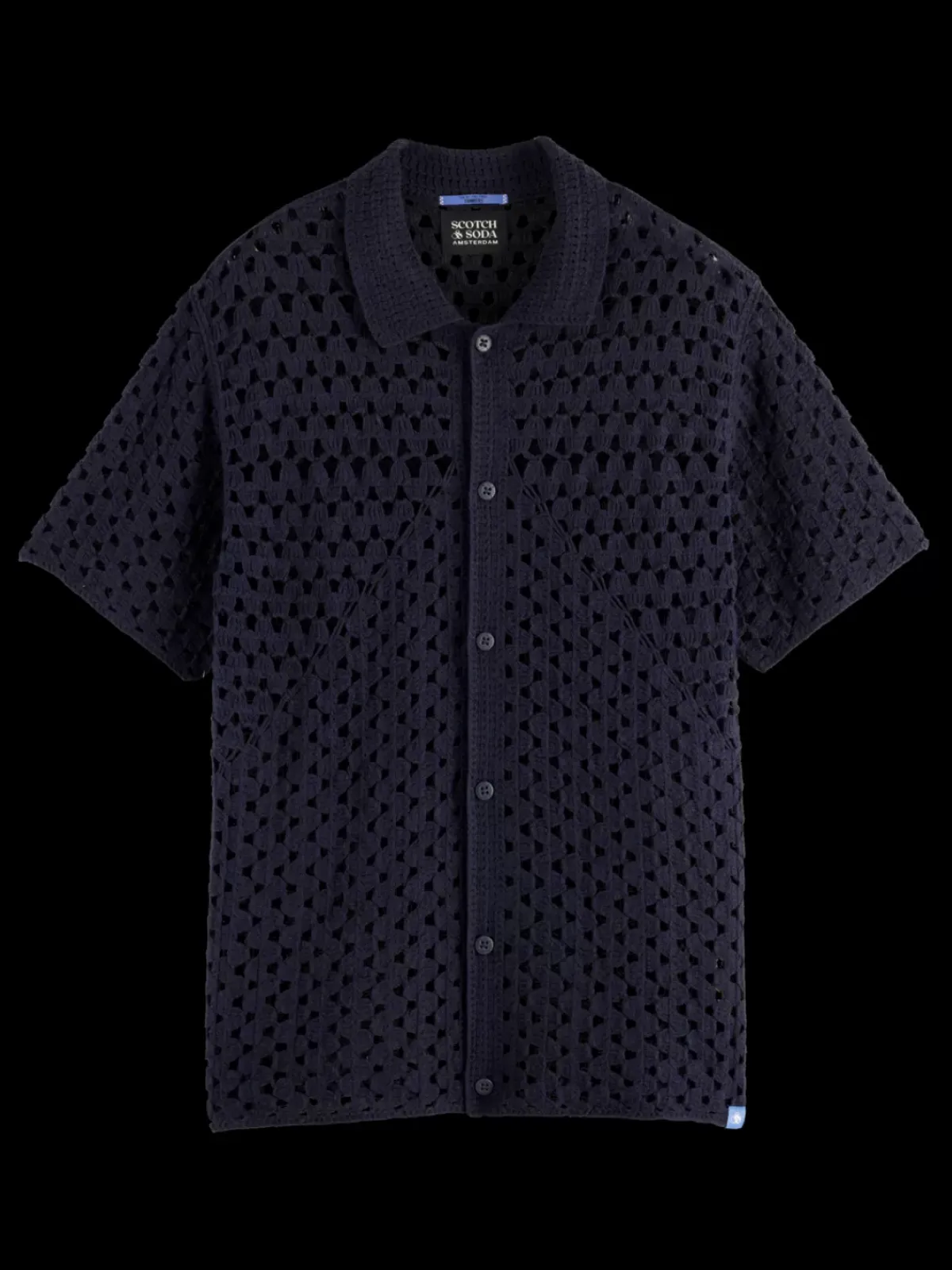 Sale Crochet knitted polo short sleeve T-shirts & Polo Shirts