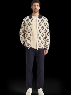 Sale Crochet knitted shirt long sleeves Knitwear
