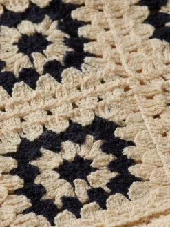 Sale Crochet knitted shirt long sleeves Knitwear