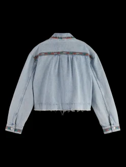 Outlet CROPPED DENIM JACKET - SEA STAR Women Blazers|Jackets & Coats