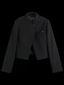 Discount CROPPED TAILORED GABARDINE BLAZER Women Blazers