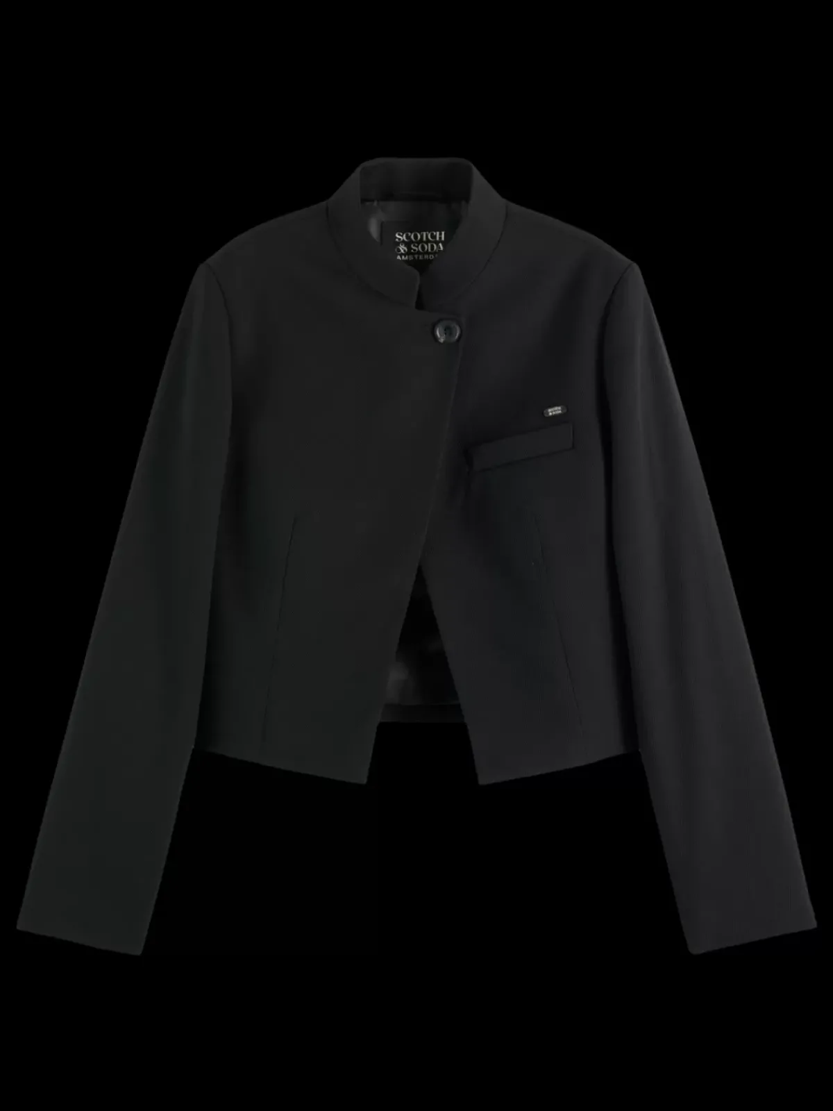 Discount CROPPED TAILORED GABARDINE BLAZER Women Blazers