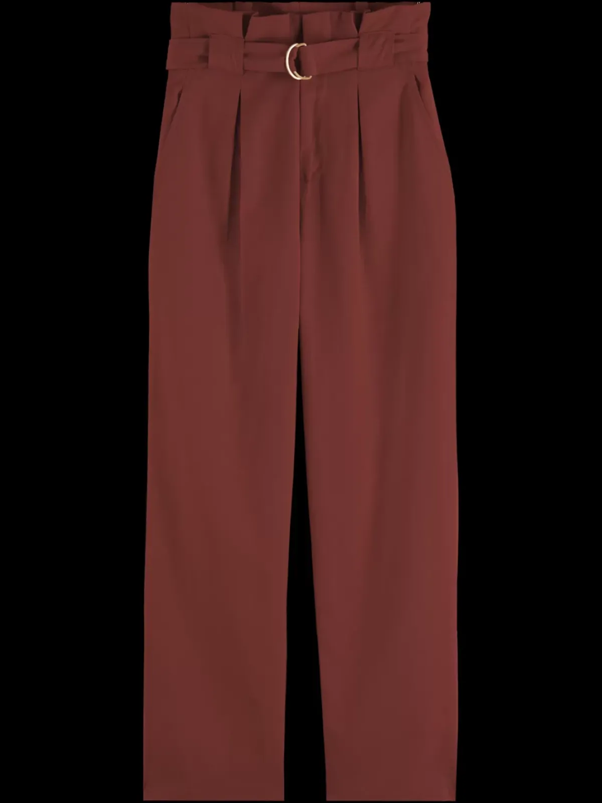 Fashion DAISY - HIGH RISE STRAIGHT LEG PAPER BAG PANT Women Pants