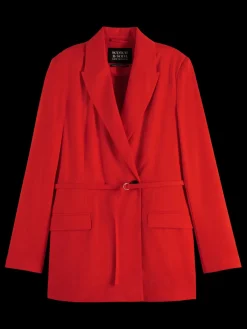 Online DB BLAZER WITH BELT DETAIL Women Blazers