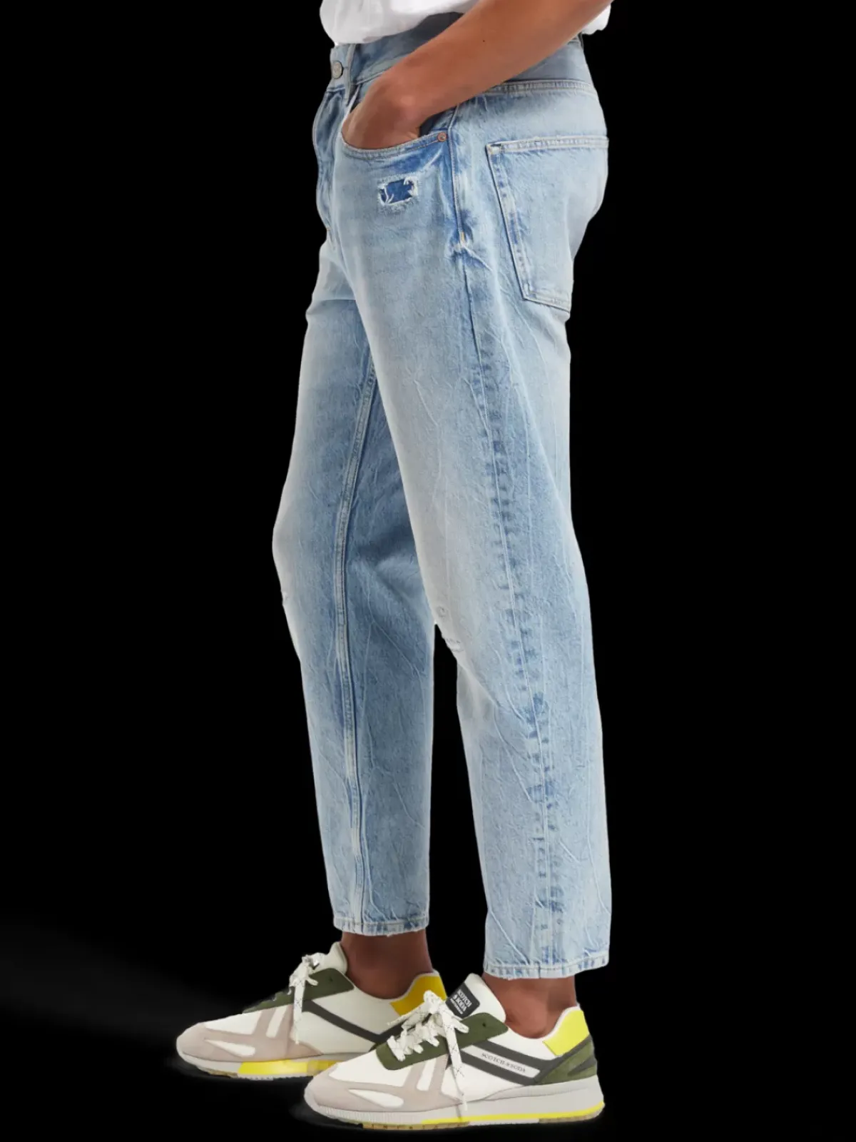 Clearance Dean loose taper jeans free hand Jeans