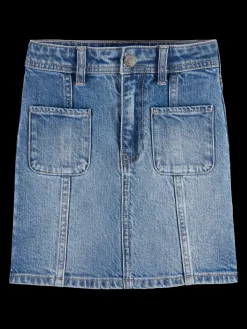 Best DENIM PATCH POCKET SKIRT - DREAM CATCHER Kids Skirts & Shorts