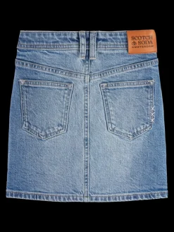 Best DENIM PATCH POCKET SKIRT - DREAM CATCHER Kids Skirts & Shorts